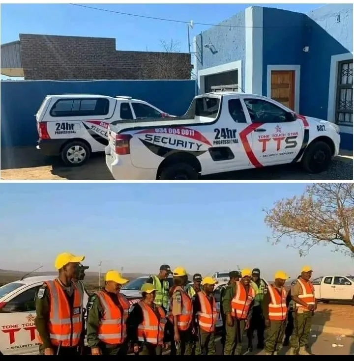 Heavy machinery on an industrial mining site protected by Tone Touch security